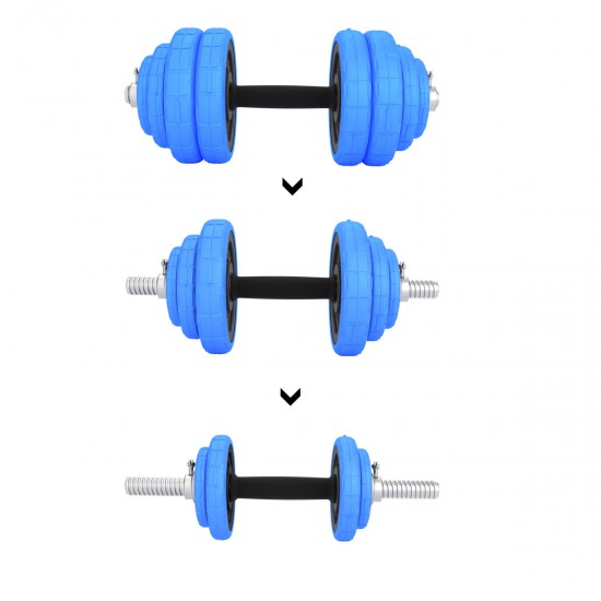 Činkový set HMS SGG30 BAR 2x15 kg litina