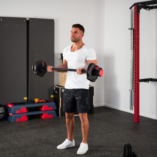 Jednoruční / obouruční variabilní činka HMS SGR40 PRO SET 2v1 40 kg