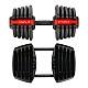 Jednoruční / obouruční variabilní činka HMS SGR40 PRO SET 2v1 40 kg