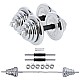 Činkový set v kufru HMS STC50 2x25 kg, chrom
