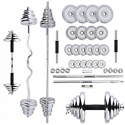 Činkový set v kufru HMS STC55 55 kg chrom
