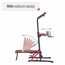 Multifunkční bradla s lavicí HMS PWL8324