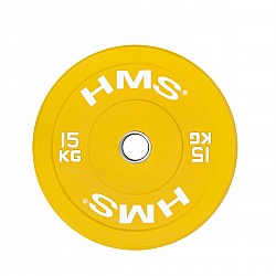 Barevný bumper kotouč HMS CBR 15 kg