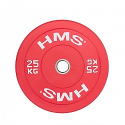 Barevný bumper kotouč HMS CBR 25 kg