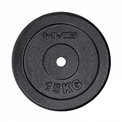 Černý litinový kotouč HMS 15 kg