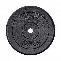 Černý litinový kotouč HMS 20 kg