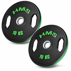 Sada pogumovaných olympijských kotoučů HMS TOG10 2 x 10 kg