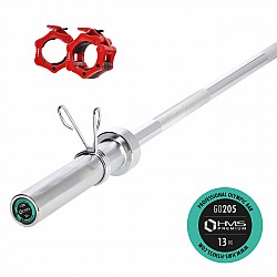 Olympijská osa HMS Premium GO205 150 x 5 cm + ZG1000