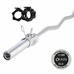 Olympijská osa lomená HMS Premium GOL200 150 x 5 cm + ZG1000