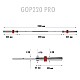 Olympijská obouruční osa HMS GOP220 Pro 220 cm x 50 mm