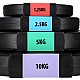 Nakládací obouruční činka HMS GSP40, 42 kg