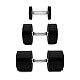 Sada jednoručních polyuretanových činek HMS HPC set 2 x 2,5 - 50 KG CPU - 1050 KG
