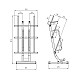 Sestava 10 sad na Body pump HMS SBP22 a stojanu STR40