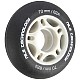 Matná kolečka NILS Extreme PU 70x24 82A, černá, 4 ks