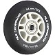 Matná kolečka NILS Extreme PU 84x24 82A s ložisky ABEC 9, černá, 4 ks