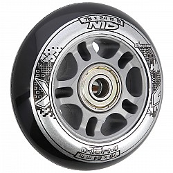 Sestava černých PU koleček 76x24 + ložiska ABEC9 NILS EXTREME