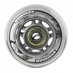 Sestava čirých PU koleček 64x24 + ložiska ABEC7 NILS EXTREME