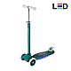 Dětská tříkolová koloběžka NILS Fun HLB1310 s LED zelená