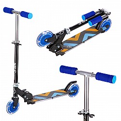 Skládací koloběžka NILS Extreme HD025 LED modrá