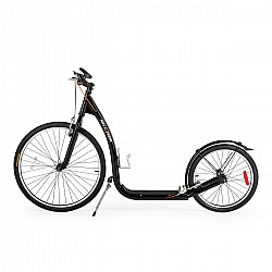 Koloběžka NILS Extreme WHS261 černá s pumpovanými koly 26/20"