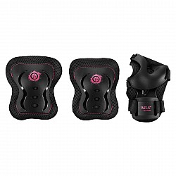 Souprava chráničů NILS Extreme H320 Fly růžová