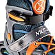 Kolečkové brusle NILS Extreme NJ1828A šedo-oranžové
