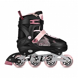 Kolečkové brusle NILS Extreme NA13808 růžové