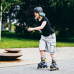 Kolečkové brusle NILS Extreme NA13810 žluté