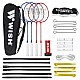 Sada na badminton ALUMTEC 5566 červeno-modrá