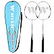 Sada badmintonových raket WISH Steeltech 9K