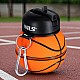 Skládací silikonová láhev NILS Camp NC4104 550ml basketbal