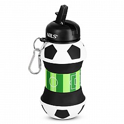 Skládací silikonová láhev NILS Camp NC4104 550ml fotbal