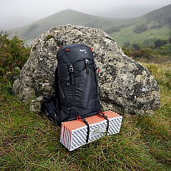 Skládací pěnová karimatka NILS Camp NC1768 s reflexní vrstvou oranžová