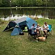 Turistický stan NILS Camp NC6012 Trekker modro-šedý