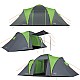 Rodinný stan NILS Camp NC6431 Highland IV zelený/šedý