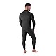 Pánské bezešvé termoprádlo NILS BTZ0464 Magnus černé