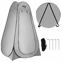 Skládací převlékací/sprchovací kabina NILS Camp NC1706 šedá