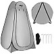Skládací převlékací/sprchovací kabina NILS Camp NC1706 šedá