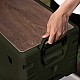 Skládací box NILS Camp NCB4002 2v1 s víkem a dřevěnou deskou 32L zelený