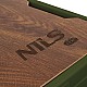 Skládací přepravka NILS Camp NCB4007 s dřevěným víkem 2v1 9L zelená