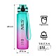 Tritanová láhev na pití NILS Camp NCD04 950 ml zeleno-růžová