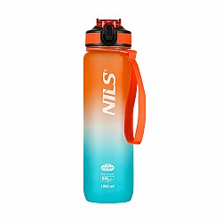 Tritanová láhev na pití NILS Camp NCD68 1000 ml oranžovo-modrá