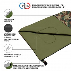 Spací pytel NILS Camp NC2002 camo