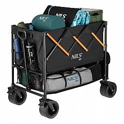 Kempingový vozík NILS Camp NC2607 XXL 160L černo-oranžový