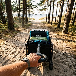 Kempingový vozík NILS Camp NC2608 oranžový