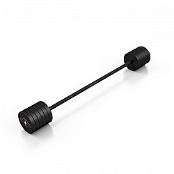 Rovná, obouruční činka MARBO MW-SG-50, 50 kg, černá