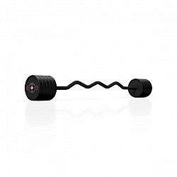 Lomená, obouruční činka MARBO MW-SG-45-L, 45 kg, černá