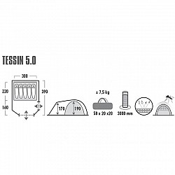 High Peak Tessin 5 10228