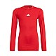 Tričko adidas tremoaktywna,  czerowna Techfit Compression Jr H23154