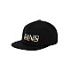 Šiltovka Vans On The Vans Shallow Cap VN0A4TQ2BLK